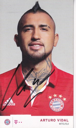 Autografo arturo vidal - arturo,