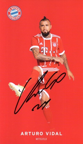 Autografo arturo vidal - autografo,