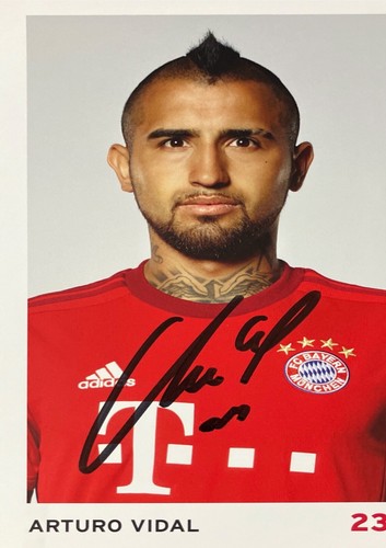 Autografo arturo vidal bayern - vidal,