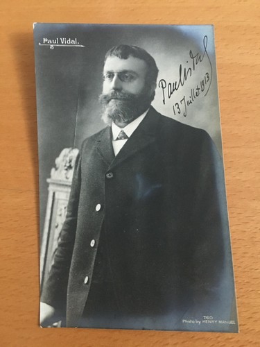 Cartolina autografa paul - cartolina,