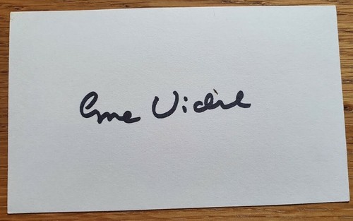 Gore vidal writer and - gore,