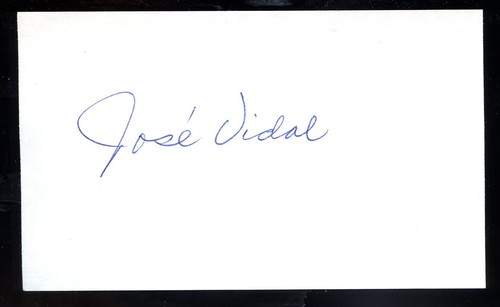 Jose vidal firmato - (d.),