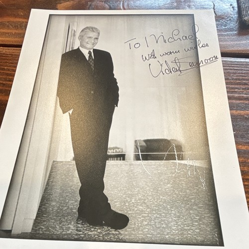 Vidal sassoon foto autografa - sassoon,