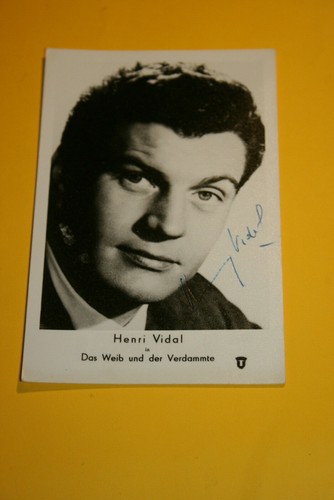 Henri vidal vecchia cartolina - henri,